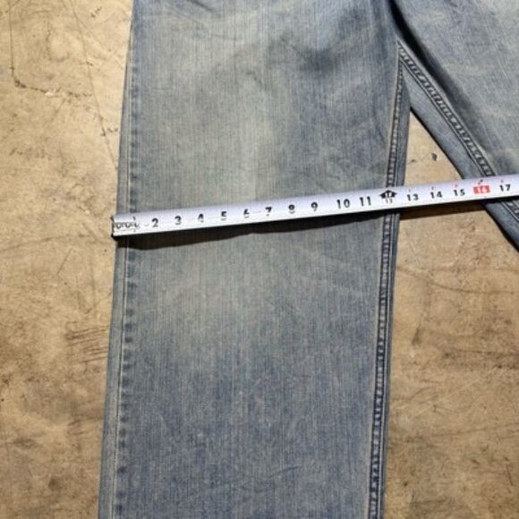 Vintage Y2K RELAXED Baggy SILVERTAB LEVIS Medium Wash JEANS 35 X 32 SILVER TAB - Picture 4 of 14